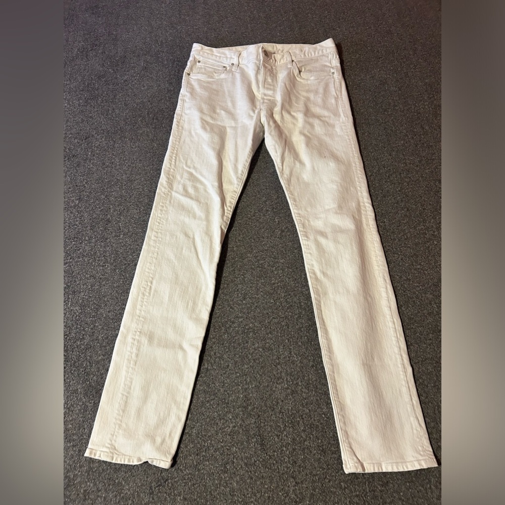 * RARE * Mother “ The Devil‎ Maycare The Neat “ Men White Jean Size 33